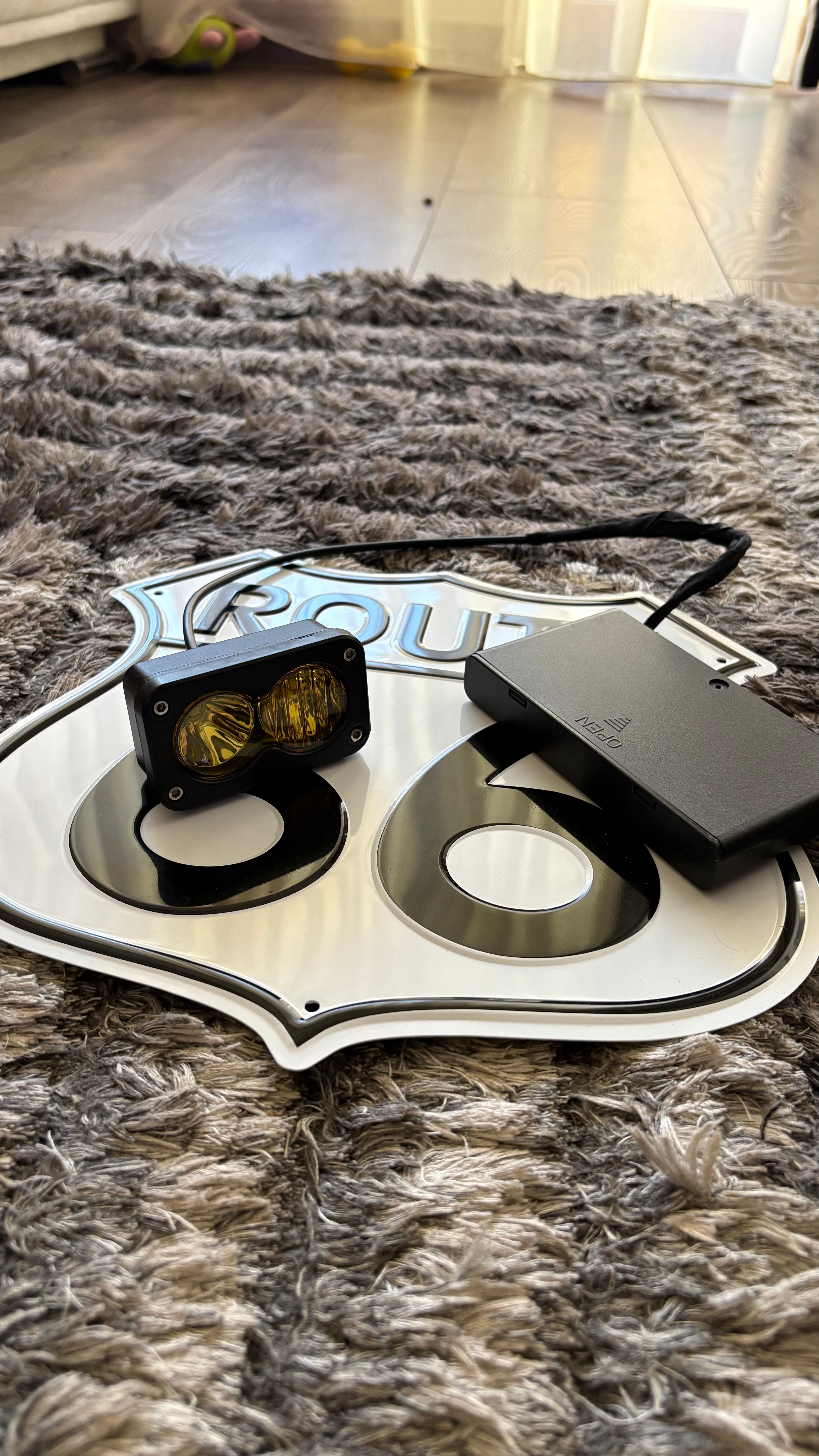 Battery powered Baja light